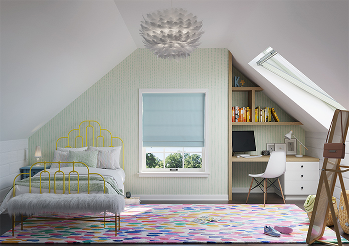 Stamford, Azure - Roman Blind - Image 8